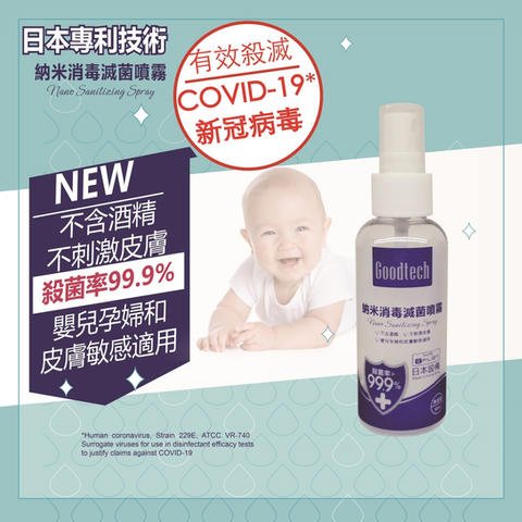 GTECH 納米消毒滅菌噴霧 60ML